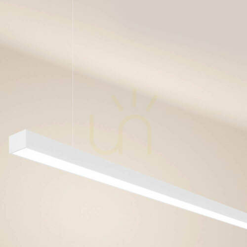 Kontrola Bílé lineární závěsné LED svítidlo s.luce Oris XL 400 cm, 4000 K