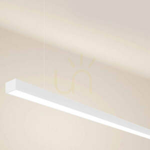 Bílé lineární závěsné LED svítidlo s.luce Oris XL 400 cm, 4000 K small 16