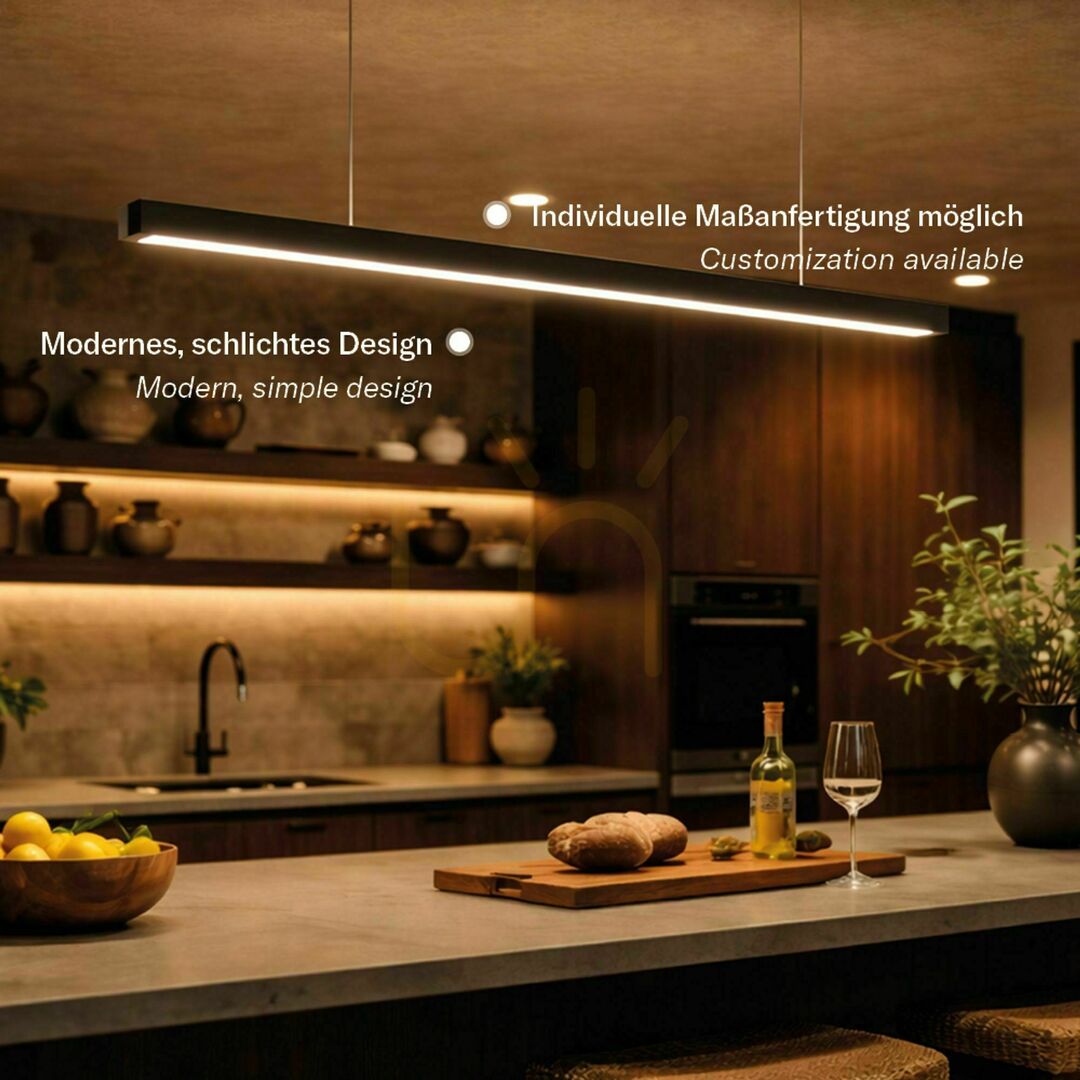 Pohled Závěsné LED svítidlo s.luce Oris Linear 2700 K stříbrné 300 cm Závěsné LED svítidlo s.luce Oris Linear 2700 K stříbrné 300 cm