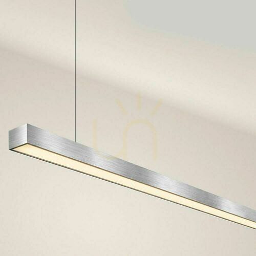 Kontrola Závěsné LED svítidlo s.luce Oris Linear stříbrné 2700 K 160 W