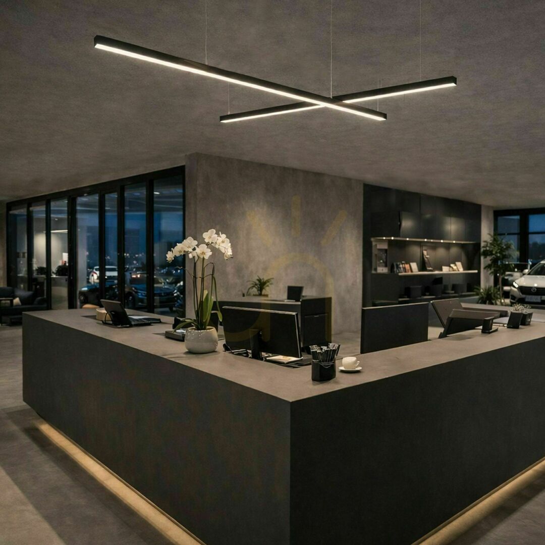 Zobrazit Závěsné LED svítidlo s.luce Oris Linear bílé 2700 K 160 W Závěsné LED svítidlo s.luce Oris Linear bílé 2700 K 160 W