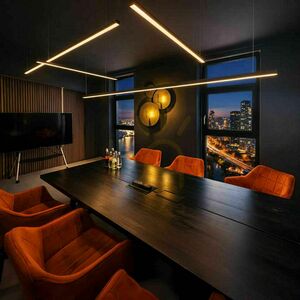 Závěsné LED svítidlo s.luce Oris Linear bílé 2700 K, 160 W small 2