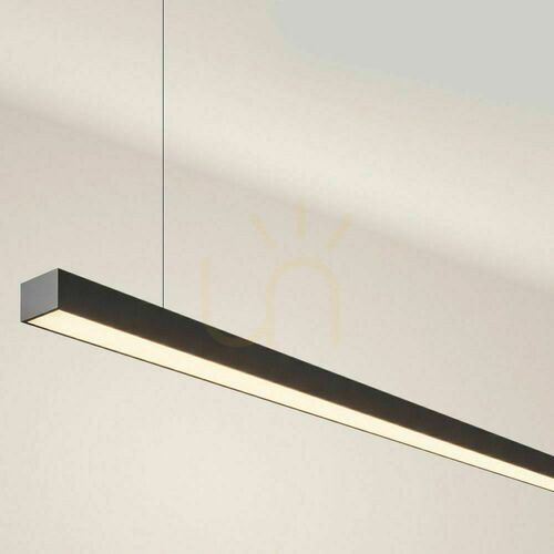 Kontrola Závěsné LED svítidlo s.luce Oris Linear černé 2700 K