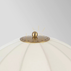 Stolní lampa Crosby – 1 světelný zdroj – kartáčované zlato od Elstead small 3