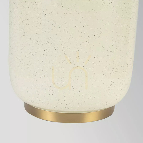 Kontrola Stolní lampa Crosby – 1 světelný zdroj – kartáčované zlato od Elstead