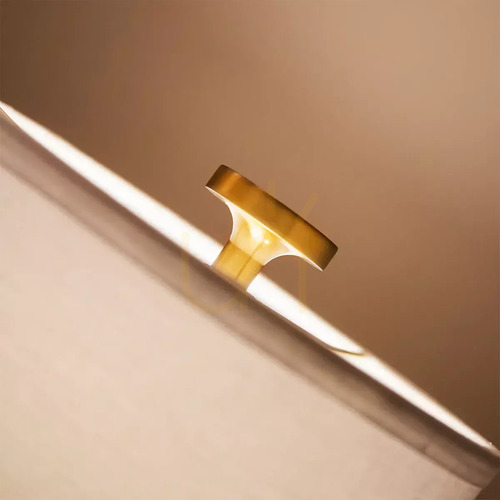 Kontrola Stolní lampa Issa – 1 světelný zdroj – kartáčované zlato Elstead