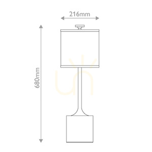 Stolní lampa Issa – 1 světelný zdroj – kartáčované zlato Elstead small 2