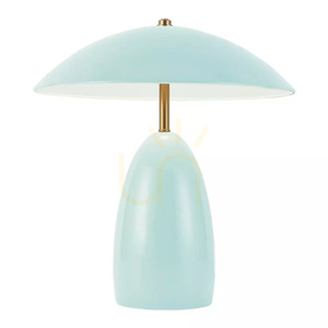 Stolní lampa LED Poppy Medium - Světle modrá Elstead small 1