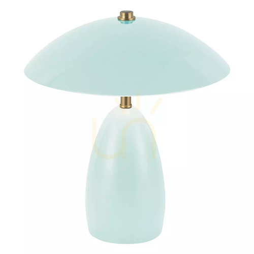 Kontrola Bezdrátová LED stolní lampa Poppy – světle modrá od Elstead