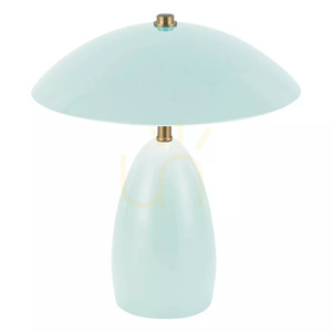 Malá bezdrátová stolní LED lampa Poppy - Světle modrá Elstead small 0