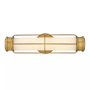 Malé nástěnné LED svítidlo Saylor - mosaz Heritage Brass Elstead small 2