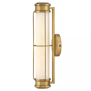Malé nástěnné LED svítidlo Saylor - mosaz Heritage Brass Elstead small 6