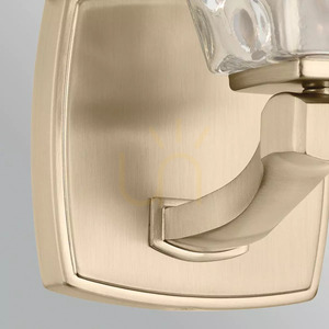 Nástěnné svítidlo Marant – 1 světelný zdroj – barva Champagne Bronze – čirý stínidlo Elstead small 4