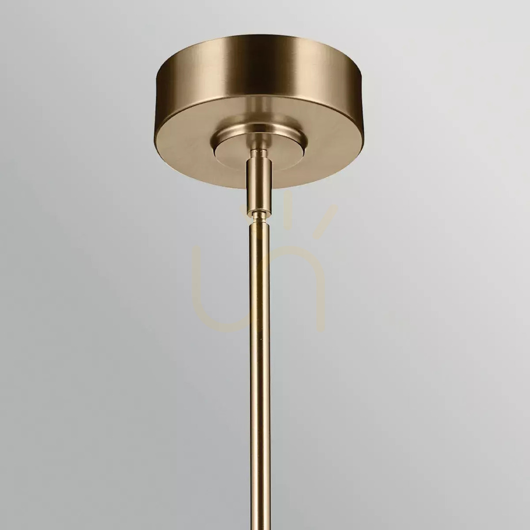 Pohled Závěsné LED svítidlo Riven – barva Champagne Bronze od Elstead Závěsné LED svítidlo Riven – barva Champagne Bronze od Elstead