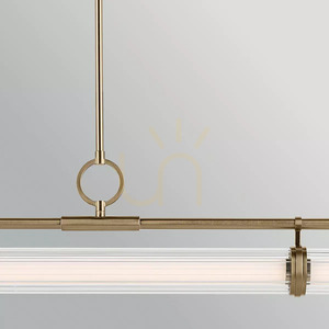 LED ostrovní svítidlo Riven – Elstead, barva Champagne Bronze small 2