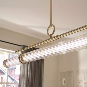 LED ostrovní svítidlo Riven – Elstead, barva Champagne Bronze small 5