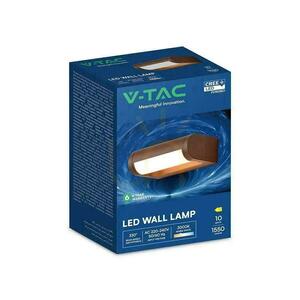 V-TAC 10 W, čip CREE, nastavitelná zahradní nástěnná svítidla z kortenové oceli v hnědé barvě, IP65, VT-120012-C, 3000 K, 1550 lm, 6letá záruka 4 V-TAC 10 W, čip CREE, nastavitelná zahradní nástěnná svítidla z kortenové oceli v hnědé barvě, IP65, VT-120012-C, 3000 K, 1550 lm, 6letá záruka small 4