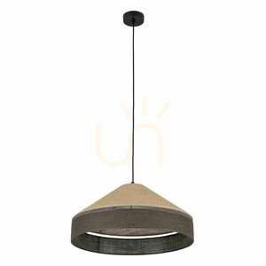 Závěsné svítidlo TK-Lighting ELISS JUTA BROWN 10895, hnědá juta, 50 cm, 1×E27 small 8