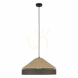 Závěsné svítidlo TK-Lighting ELISS JUTA BROWN 10895, hnědá juta, 50 cm, 1×E27 small 10