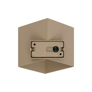 Nástěnné svítidlo Cube Beige s LED diodami, krytí IP54 small 7