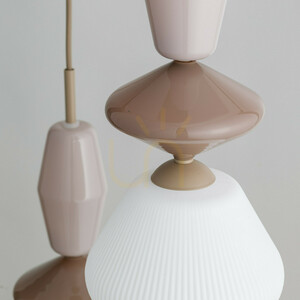 Závěsné svítidlo TK-Lighting ZEN Sabia Fuso White 11862, 3×E14, béžové a bílé small 2