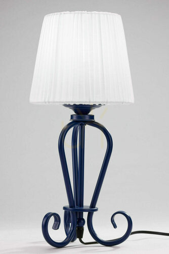 Kontrola Stolní lampa Jupiter ELPIS 2191, tmavě modrá, E27