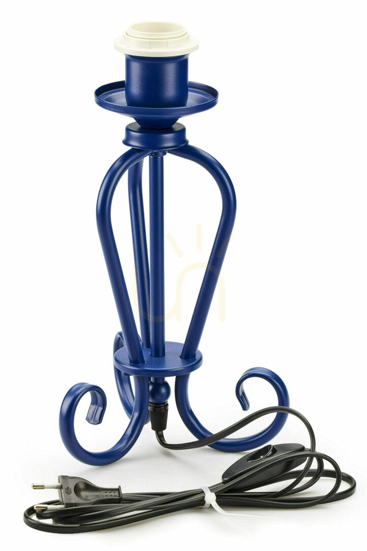 Pohled Stolní lampa Jupiter ELPIS 2191, tmavě modrá, E27 Stolní lampa Jupiter ELPIS 2191, tmavě modrá, E27