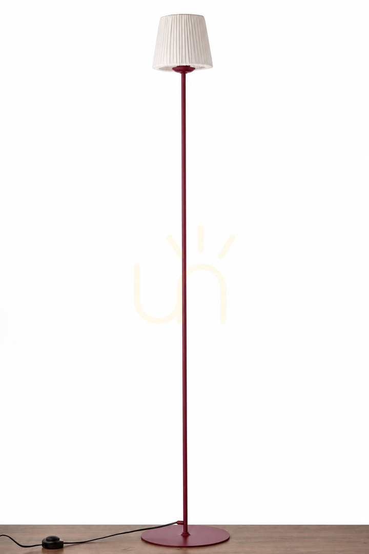 Kontrola Stojací lampa Jupiter MILO 2200, vínová, E27 Stojací lampa Jupiter MILO 2200, vínová, E27
