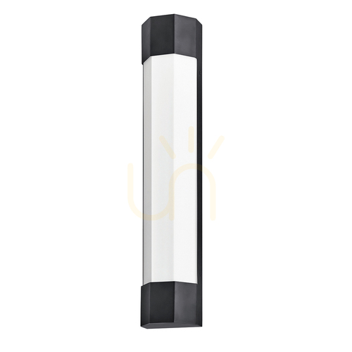 Kontrola Velké nástěnné svítidlo LED Facet 61 cm - Matná černá Quintiesse