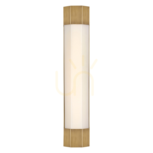 Kontrola Velké nástěnné svítidlo LED Facet 61 cm - Klasická mosaz Quintiesse