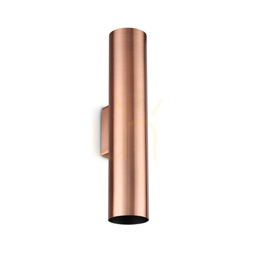 Kontrola Nástěnné světlo Ideallux LOOK 370163 měděné 2x GU10 6 cm