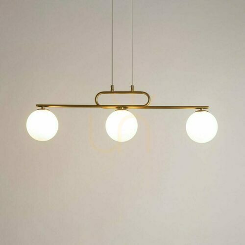 Kontrola Závěsné svítidlo Sigma Tes 3 zlaté 3xG9 85 cm SKU 33633