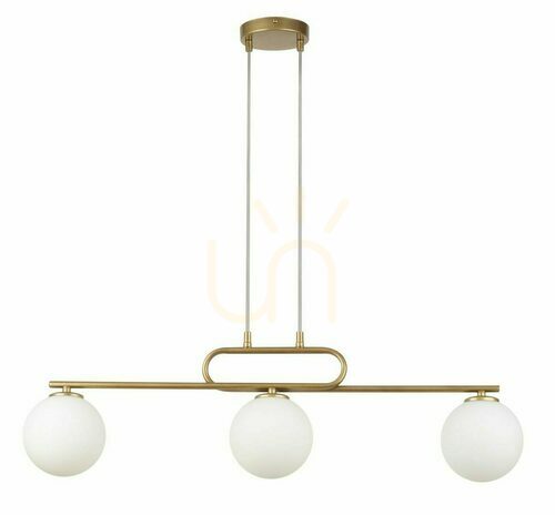 Kontrola Závěsné svítidlo Sigma Tes 3 zlaté 3xG9 85 cm SKU 33633