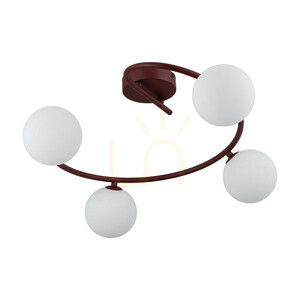 Stropní svítidlo Ilsa Burgund 4 × Xg9 small 4