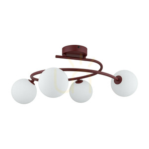Stropní svítidlo Ilsa Burgund 4 × Xg9 small 0