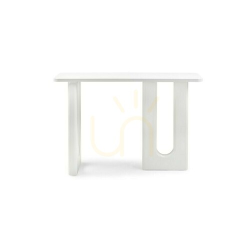 Kontrola Psací stůl/konzole RICHI 120 cm, bílá, s prvky Nova Nook Curves