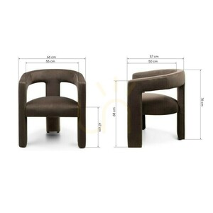 Křeslo LAUREN „Chocolate Velvet“ od Nova Nook small 8
