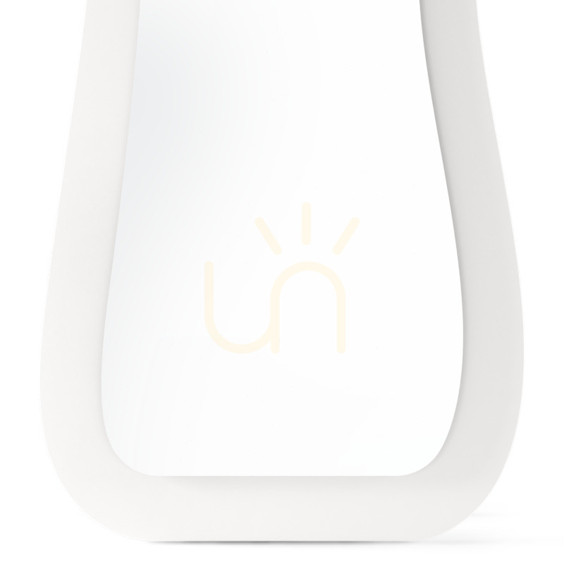 Zobrazit Podlahové zrcadlo CELLO s LED osvětlením, 63 × 160 cm, nepravidelného tvaru, bílé, Nova Nook Podlahové zrcadlo CELLO s LED osvětlením, 63 × 160 cm, nepravidelného tvaru, bílé, Nova Nook