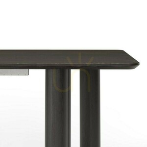Rozkládací stůl OAL 140–200 cm, dubová dýha, černá, bukové dřevo, zaoblený rohový stůl Nova 4 Rozkládací stůl OAL 140–200 cm, dubová dýha, černá, bukové dřevo, zaoblený rohový stůl Nova small 4