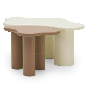 Konferenční stolek CHIC 60 cm, zaoblené tvary, barva mocha od Nova Nook 4 Konferenční stolek CHIC 60 cm, zaoblené tvary, barva mocha od Nova Nook small 4