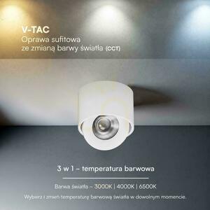 V-TAC LED CREE – naklápěcí svítidlo pro povrchovou montáž, 18 W, CRI 90+, CCT, IP44, bílá, VT-110018CCT, 1350 lm, 6letá záruka 6 V-TAC LED CREE – naklápěcí svítidlo pro povrchovou montáž, 18 W, CRI 90+, CCT, IP44, bílá, VT-110018CCT, 1350 lm, 6letá záruka small 6