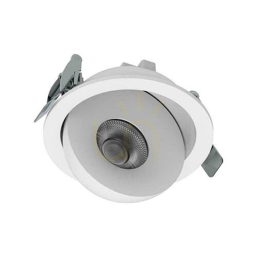 Kontrola V-TAC LED CREE zapuštěné naklápěcí bodové svítidlo, 12 W, CRI 90+, CCT, IP44, bílé, VT-110011CCT, 800 lm, 6letá záruka