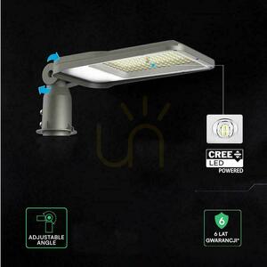 LED pouliční svítidlo V-TAC s čipem CREE a funkcí stmívání, 200 W, model VT-205ST, 6500 K, 24 000 lm, 6letá záruka 5 LED pouliční svítidlo V-TAC s čipem CREE a funkcí stmívání, 200 W, model VT-205ST, 6500 K, 24 000 lm, 6letá záruka small 5