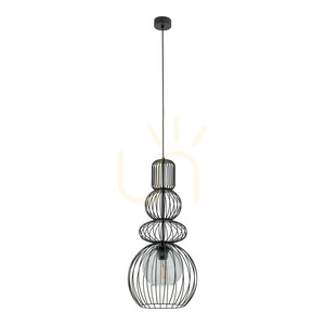 Závěsné svítidlo Kago Black 1 Xe27 small 0