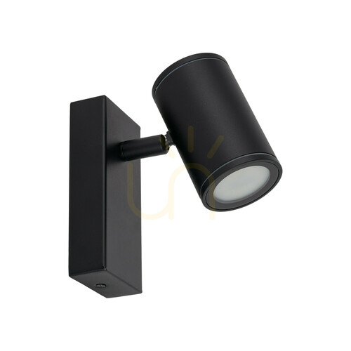 Kontrola Nexo Black GU10 nástěnné svítidlo IP44