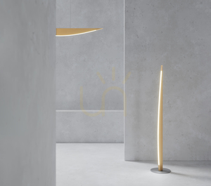 Stojací lampa Dubai, olejovaný dub/černá, 1xLED 33 W, Ø 30 cm small 4