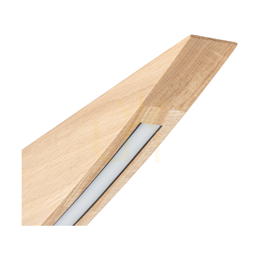 Náhled Závěsné svítidlo Dubai, olejovaný dub/černá, 1xLED 23 W, světlo směřující nahoru i dolů, 117 cm Závěsné svítidlo Dubai, olejovaný dub/černá, 1xLED 23 W, světlo směřující nahoru i dolů, 117 cm