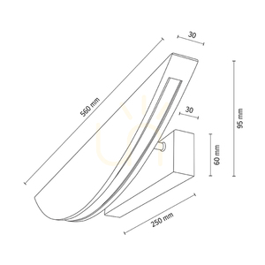 Nástěnné svítidlo Dubai, olejovaný dub/matný nikl, 1xLED 12,5 W, 56 cm 3 Nástěnné svítidlo Dubai, olejovaný dub/matný nikl, 1xLED 12,5 W, 56 cm small 3