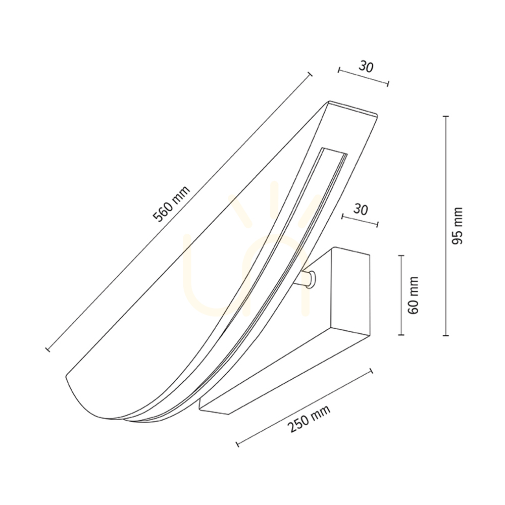 Zobrazit Nástěnné svítidlo Dubai, olejovaný dub/matný nikl, 1xLED 12,5 W, 56 cm Nástěnné svítidlo Dubai, olejovaný dub/matný nikl, 1xLED 12,5 W, 56 cm