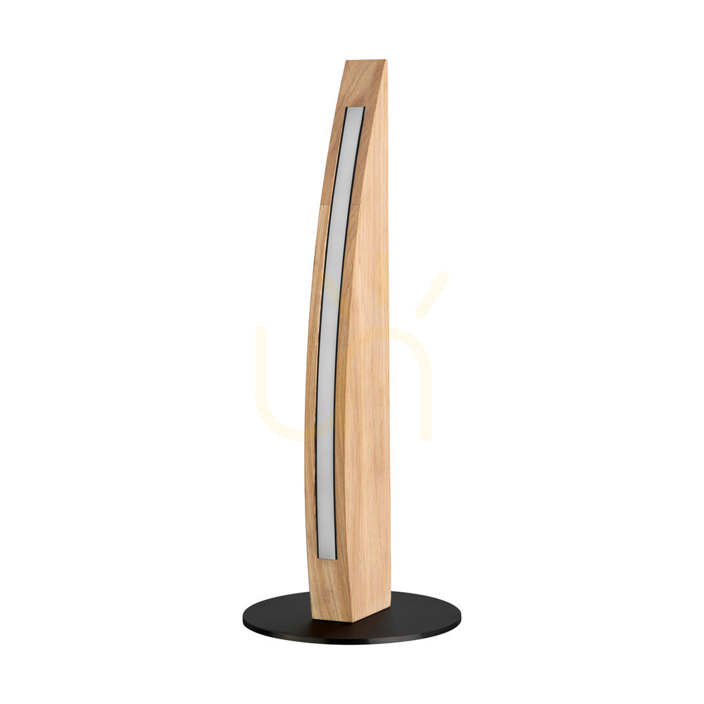 Dubai Table Lamp, Oiled Oak/Black, 1xLED 8 W, Ø15 cm